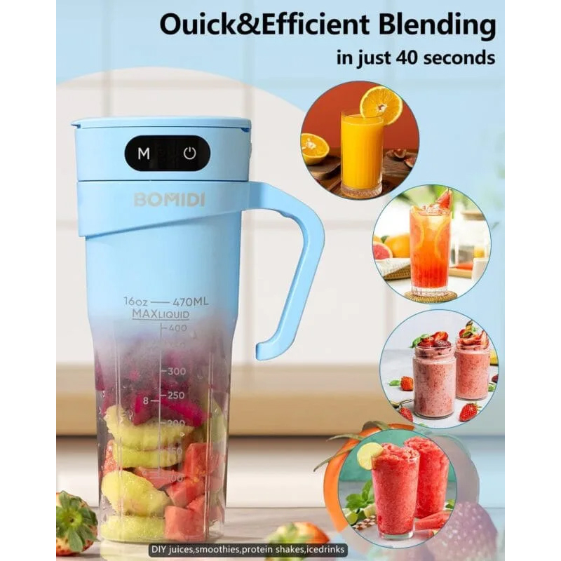 شیکر شارژی بمیدی مدل JB01 گنجایش 0.45 لیتر