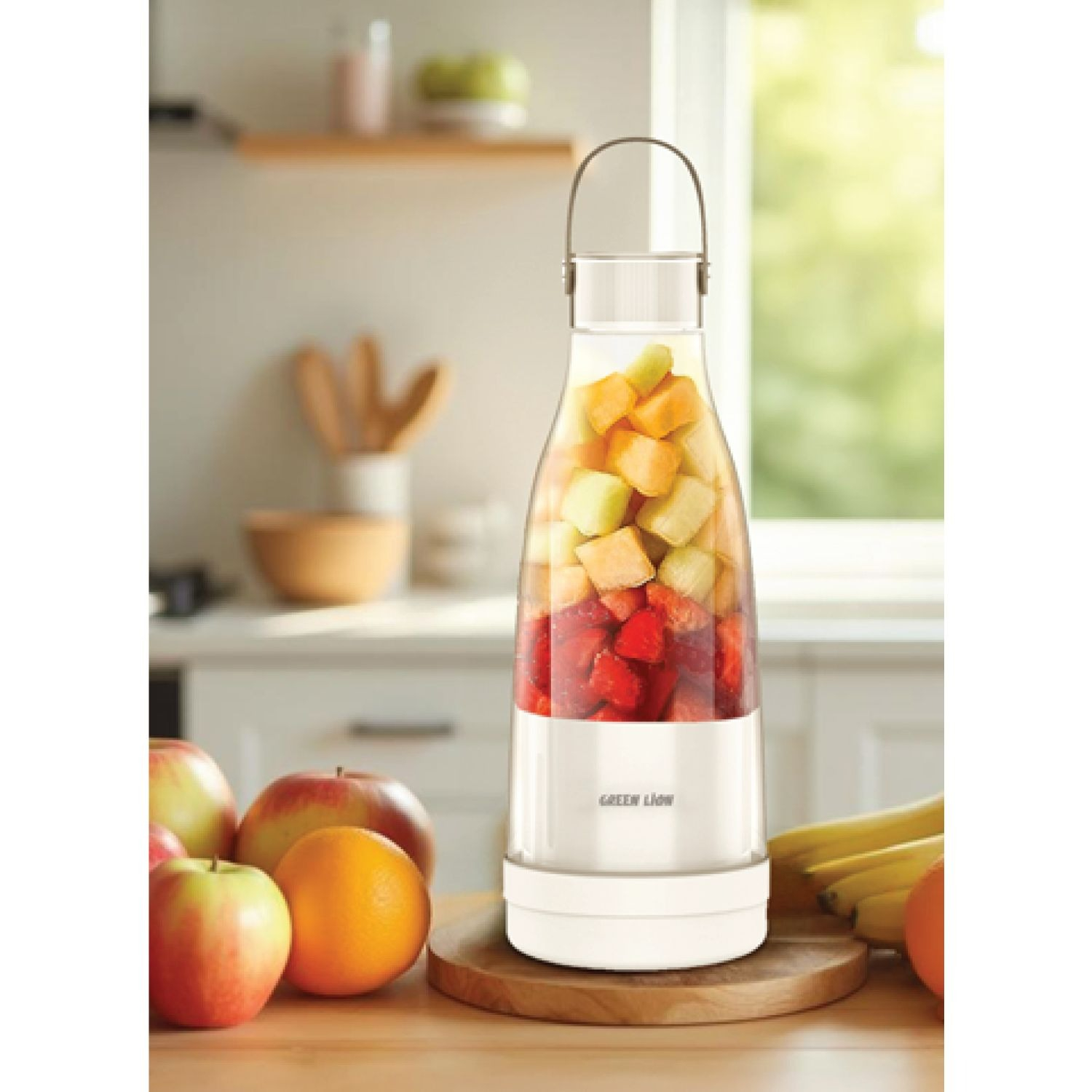 شیکر شارژی قابل حمل گرین لاین مدل Mixmate Juicer گنجایش 0.300 لیتر
